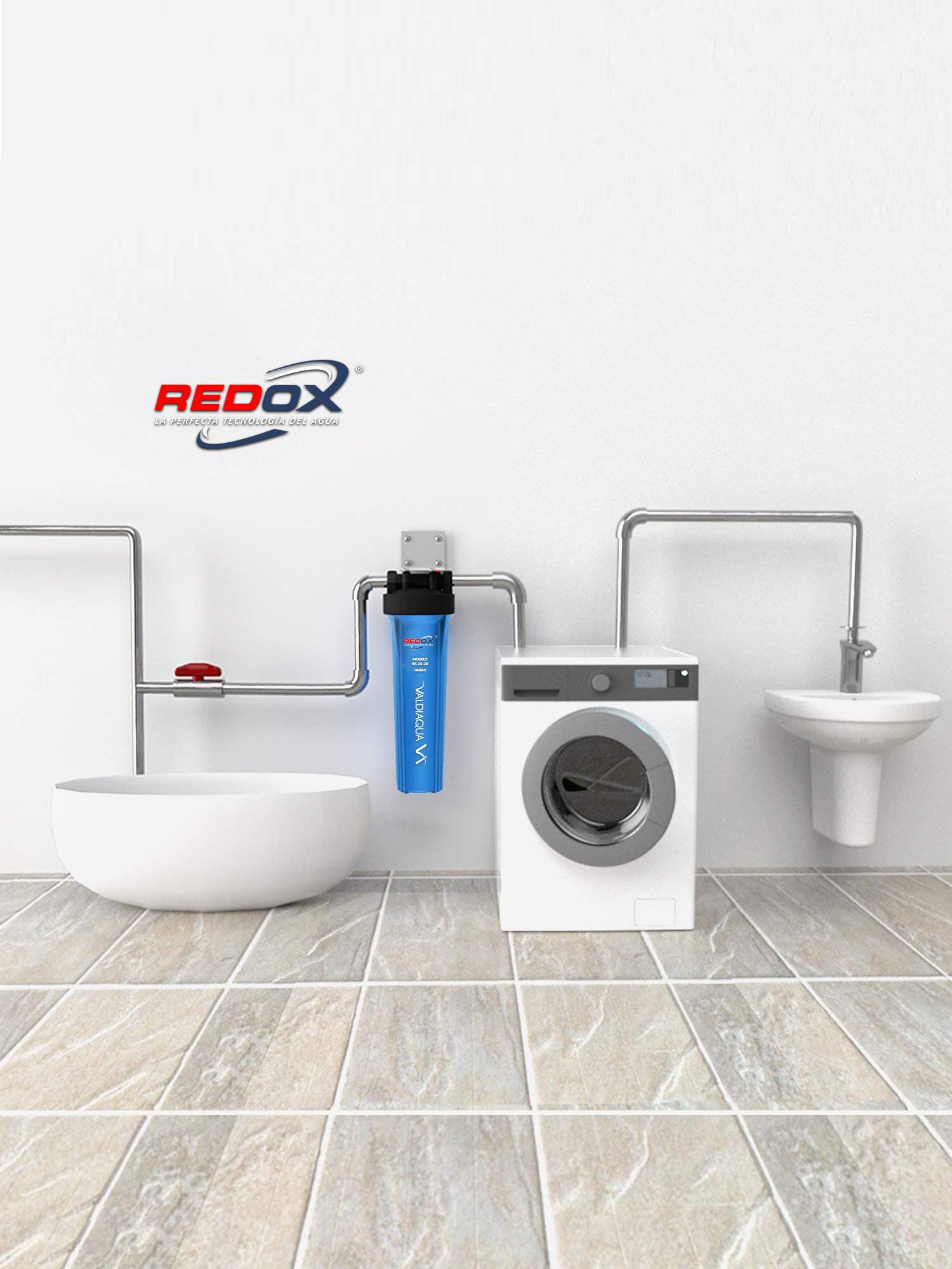 Filtro RedOx 2520 Reduce Hierro, Manganeso, Turbiedad, Mal Olor, Sabor y Color (Lavable Y Reutilizable) - Imagen 4