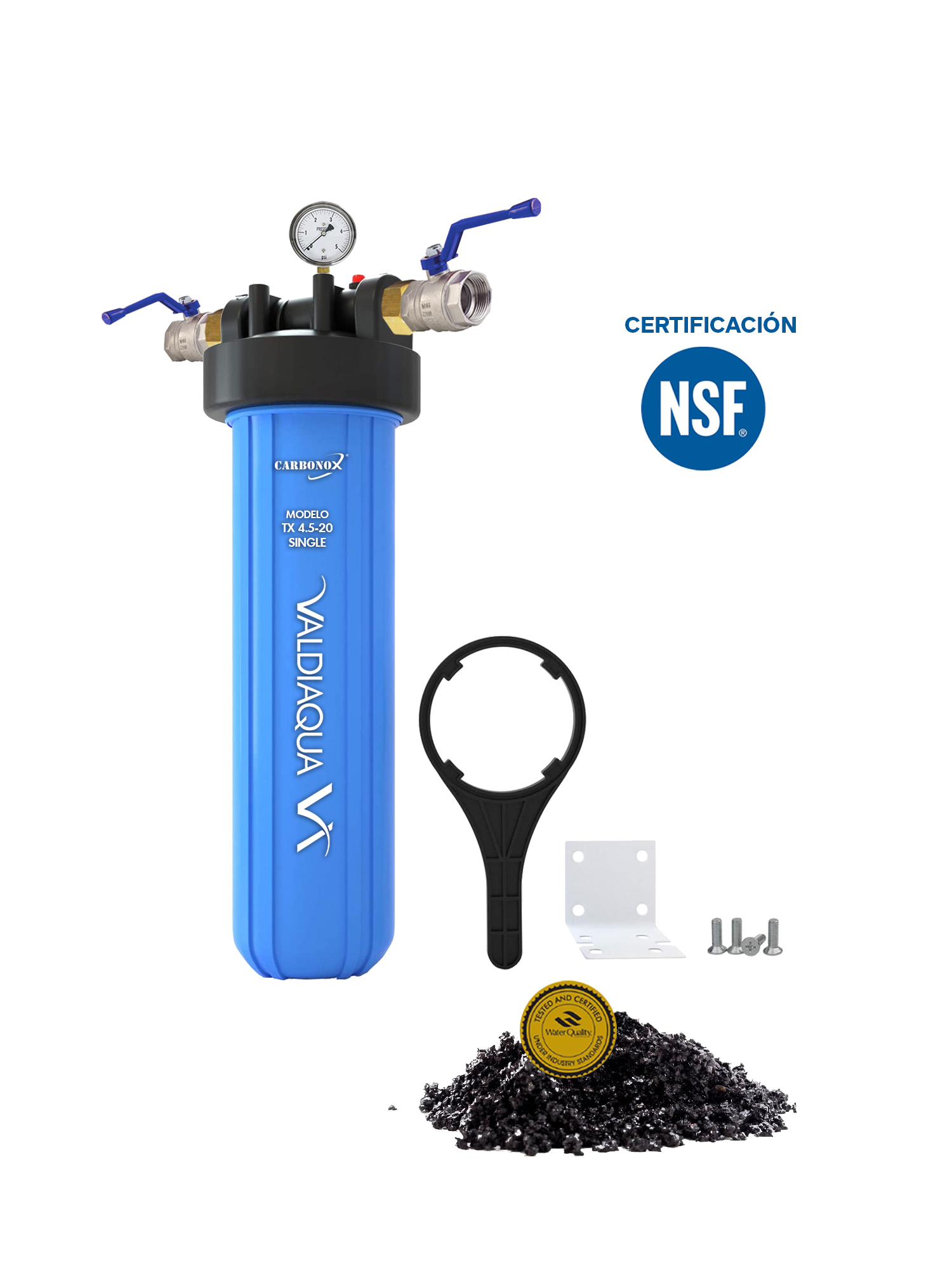 Filtro Premium Serie pH 4520 – Control Avanzado de pH y Estabilidad Química del Agua, Lavable y Reutilizable